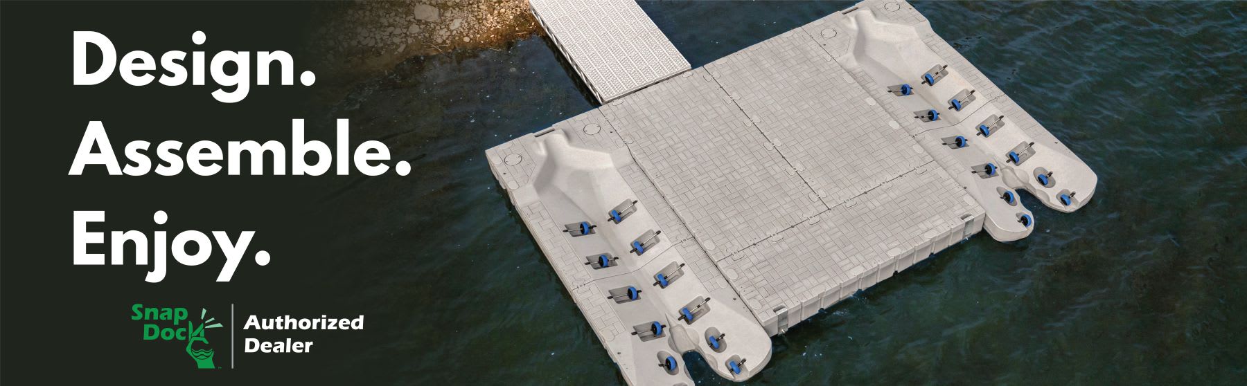 modular docks design, assemble, enjoy